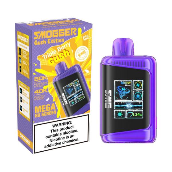 Smogger SG50000 Puff Disposable-Triple Berry Gush-Single Disposable-5%-24mL