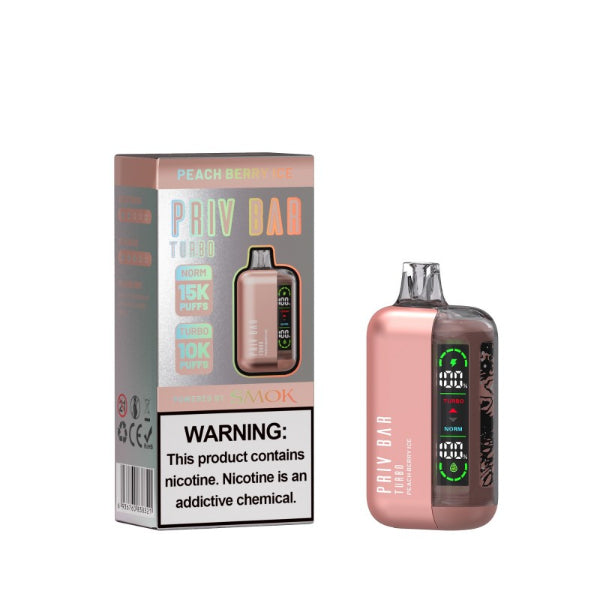 SMOK Priv Bar Turbo 15000 Puffs Disposable Vape 16mL $7.99 eLiquid.com SMOK Priv Bar Turbo 15000 Puffs Disposable Vape 16mL $7.99 eLiquid.com