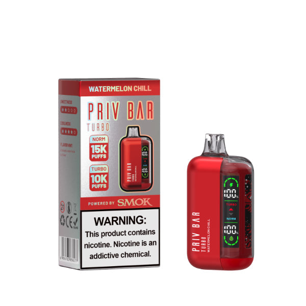 SMOK Priv Bar Turbo 15000 Puffs Disposable Vape 16mL $7.99 eLiquid.com SMOK Priv Bar Turbo 15000 Puffs Disposable Vape 16mL $7.99 eLiquid.com