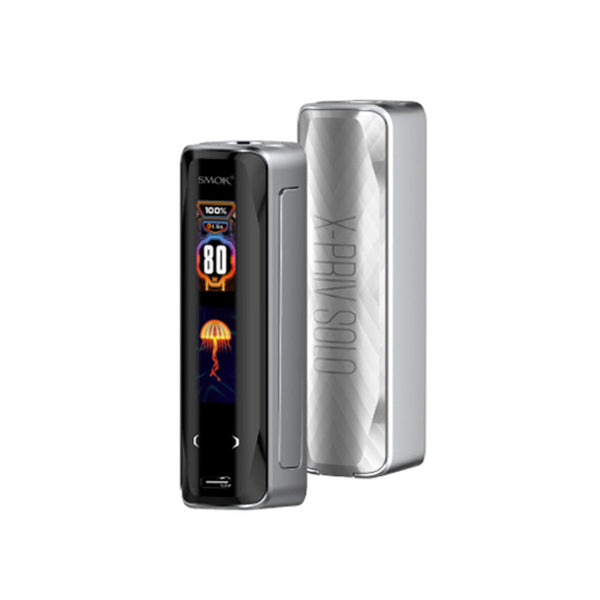 Best Deal SMOK X-Priv Solo Box Mod - Silver Lines