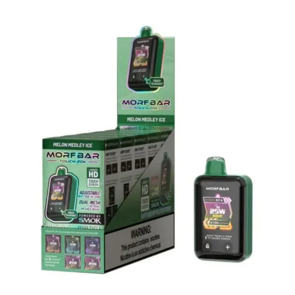 Best Deal SMOK Morf Bar Touch 20k Rechargeable Disposable Vape 5 Pack - Melon Medley Ice