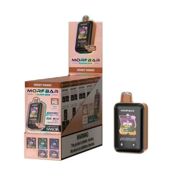 Best Deal SMOK Morf Bar Touch 20k Rechargeable Disposable Vape 5 Pack - Moody Mango 