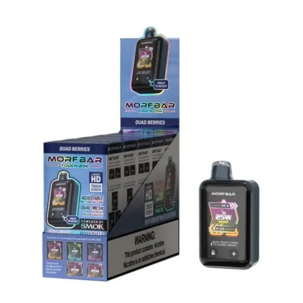 Best Deal SMOK Morf Bar Touch 20k Rechargeable Disposable Vape 5 Pack - Guad Berries