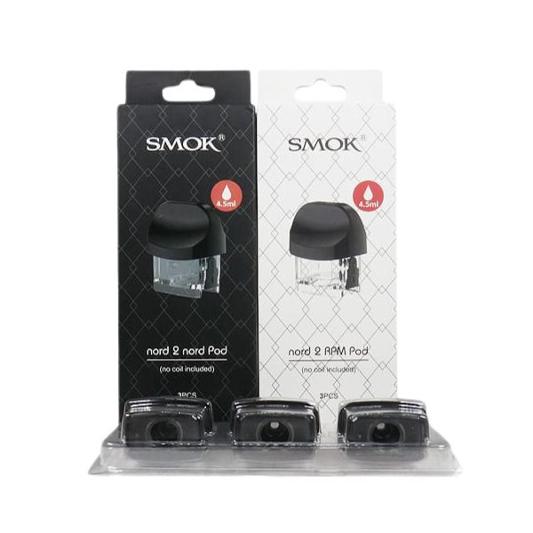 SMOK Nord 2 Replacement Pods 3-Pack - Vape Wholesale USA