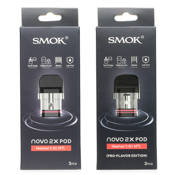 Smok Novo 2X Pods for bulk and wholesale pricing from Vape Wholesale USA