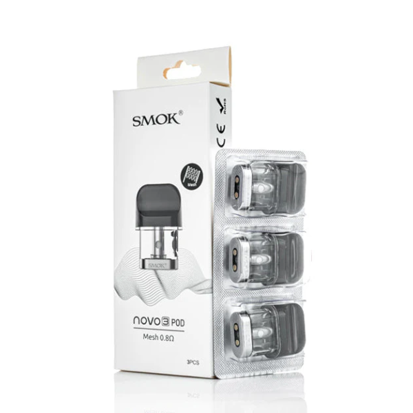 SMOK Novo 3 Replacement Pods 3-Pack - Vape Wholesale USA