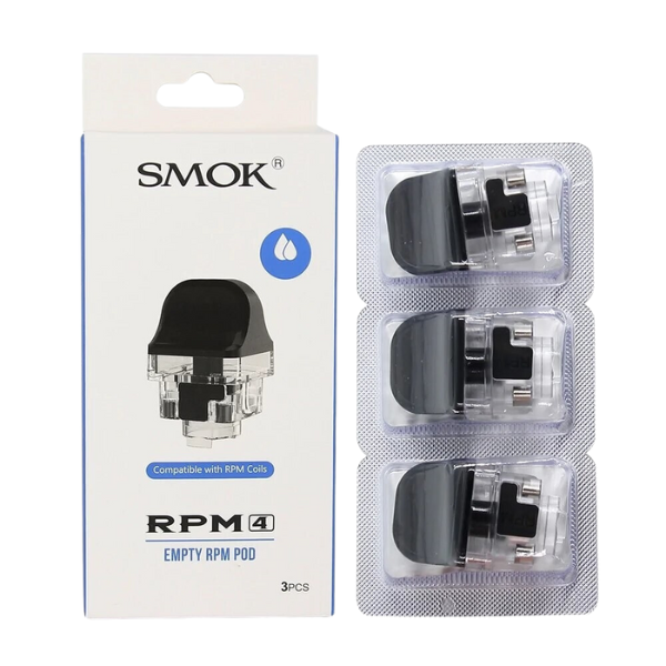 SMOK RPM 4 Empty Replacement Pod 3-Pack - Vape Wholesale USA 