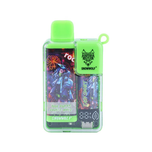 SnowWolf EA9000 Disposable Vape 12mL Best Flavor Double Apple