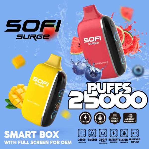 SOFI SURGE 25000 Puffs Dual Mesh Disposable