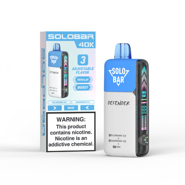Solobar Defender 40K Disposable Blueberry Ice / Raspberry Ice