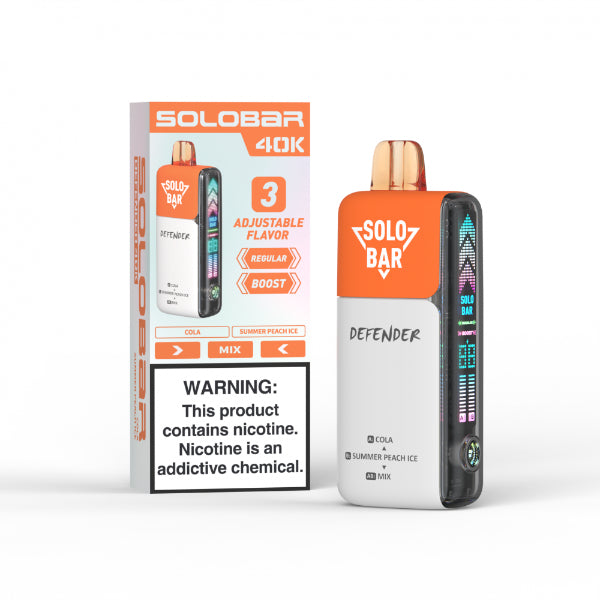 Solobar Defender 40K Disposable Cola / Summer Peach Ice