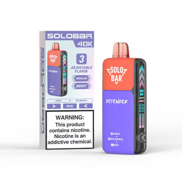 Solobar Defender 40K Disposable Grape / Mix Berries
