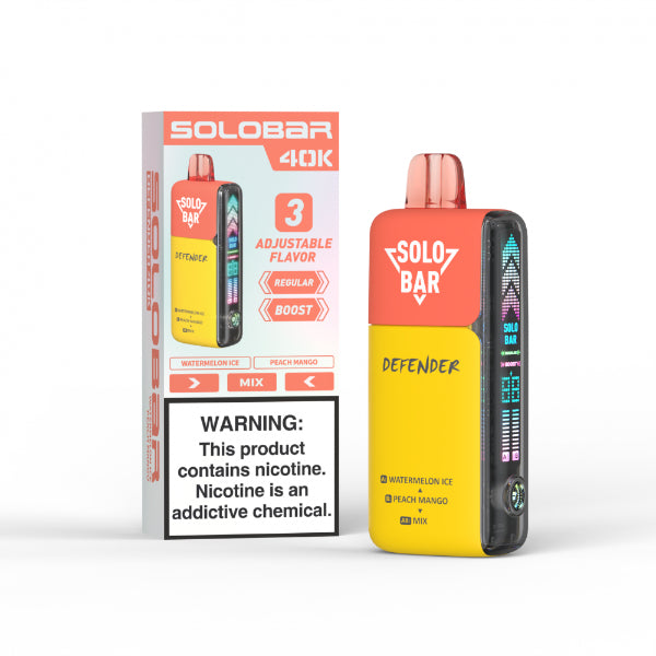 Solobar Defender 40K Disposable Watermelon Ice / Peach Mango