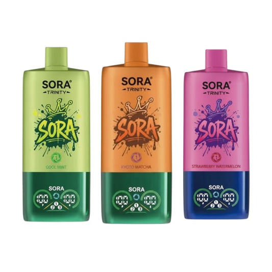 Sora Trinity 3-in-1 Flavors 60K Puff Disposable