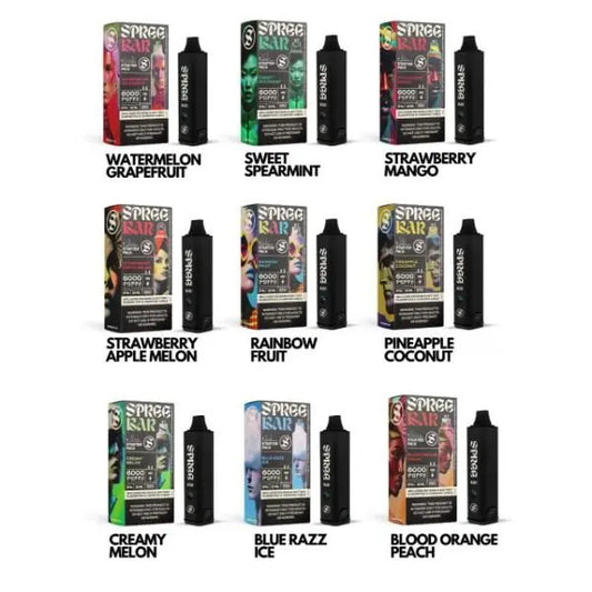 Spree Bar 6000 Puff Disposable Starter Kit
