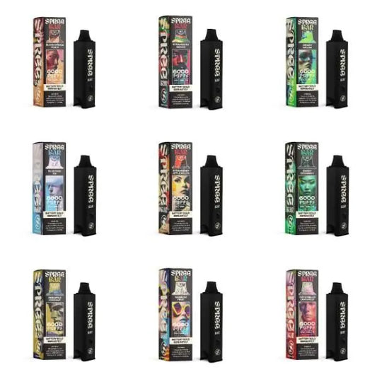 Spree Bar 6000 Puff Disposable Replacement Pod Vape 12mL