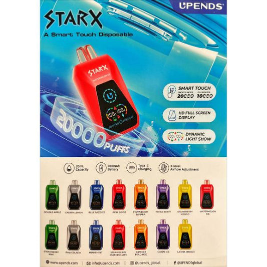 Star X 20000 Puffs 20mL Disposable Vape Best Flavors