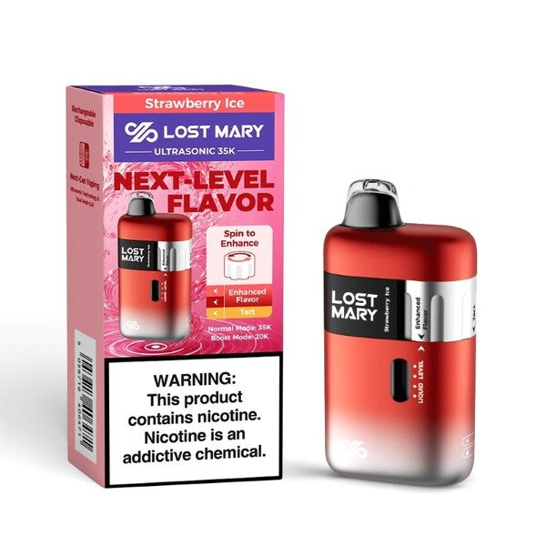 Best Deal Lost Mary Ultrasonic 35,000 Puffs Disposable - Strawberry Ice