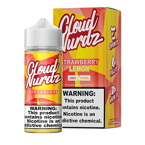 Cloud Nurdz E-Liquid - Strawberry Lemon - 100ml