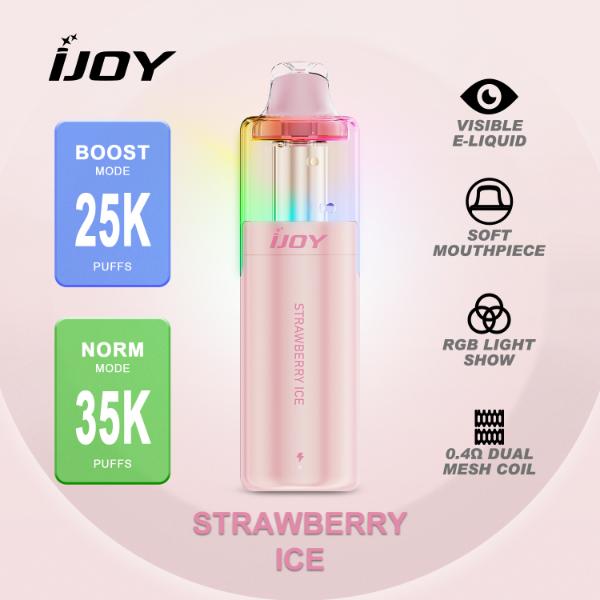 iJoy XP35,000 Puffs Disposable-Strawberry Ice-Single Disposable-5%-18mL