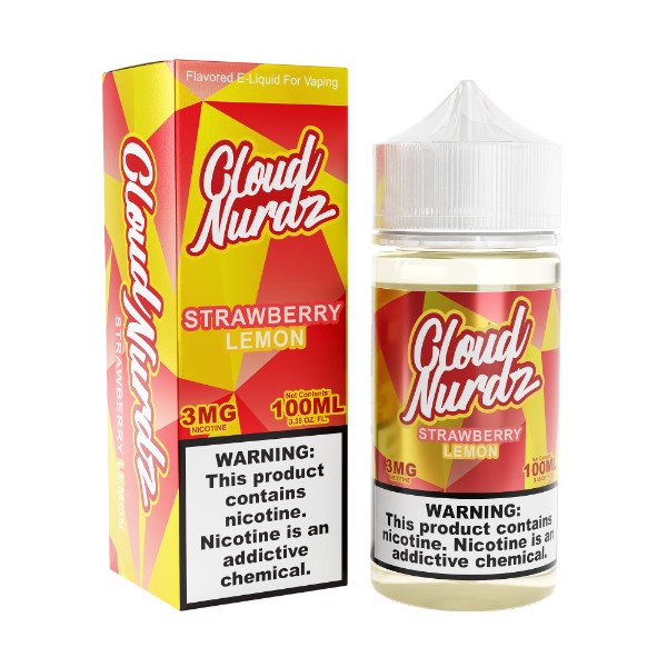 Cloud Nurdz 100ML E-Liquid - Strawberry Lemon