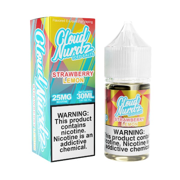 Cloud Nurdz Salts Series-Strawberry lemon iced
