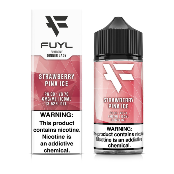 FUYL by Dinner Lady 100mL E-liquid Series - Strawberry Pina Ice