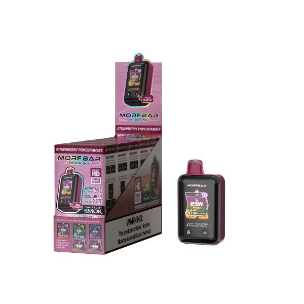Morfbar Touch 20000 Puffs-Single Disposable-Strawberry Pomegranate-50mg
