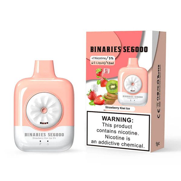 Best Deal HorizonTech Binaries Cabin SE6000 Puffs Disposable - Strawberry Kiwi Ice