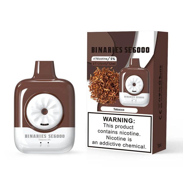Best Deal HorizonTech Binaries Cabin SE6000 Puffs Disposable - Tobacco