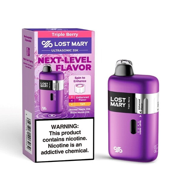 Best Deal Lost Mary Ultrasonic 35,000 Puffs Disposable - Triple Berry