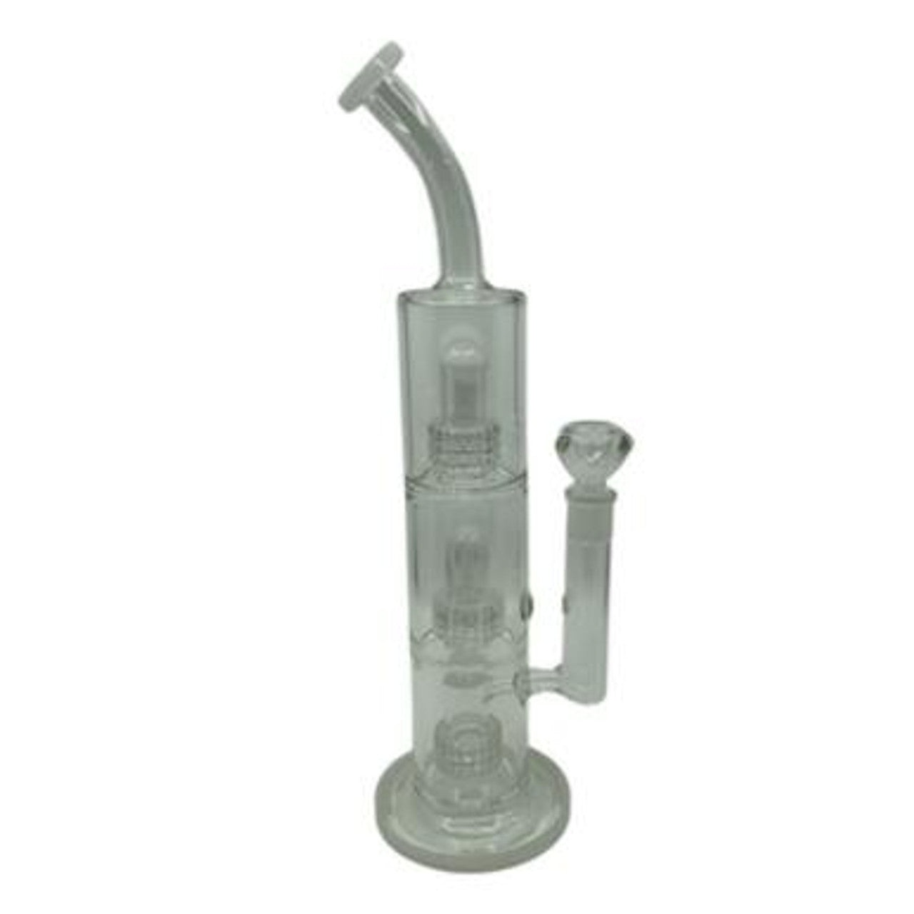 16" Triple Diamond Percolators Glass Water Pipe