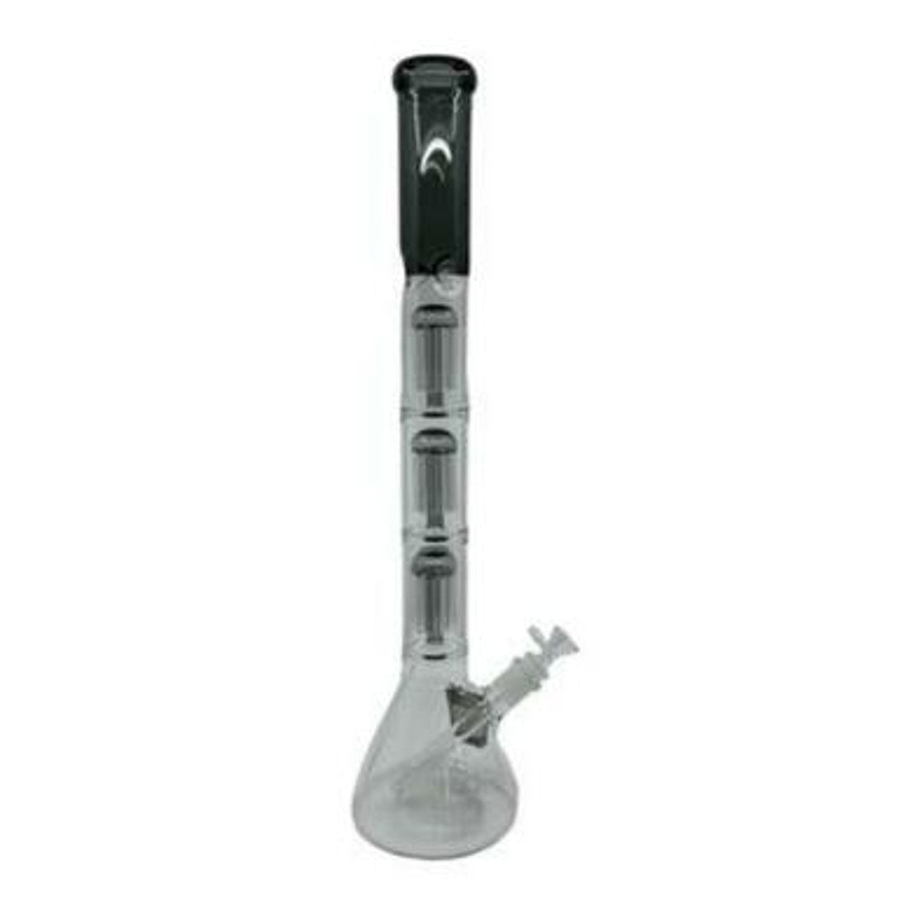 22" Chill Glass Triple Showerhead Perc Water Pipe