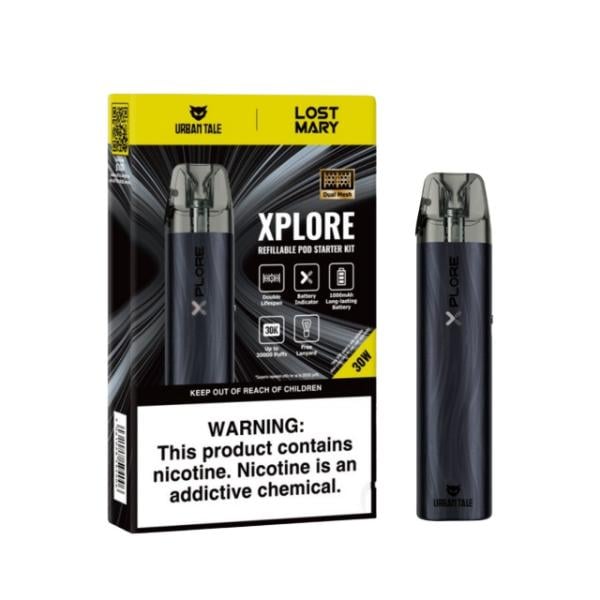 Urban Tale x Lost Mary Xplore Pod Kit-Black