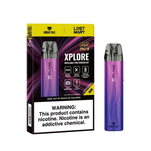 Urban Tale x Lost Mary Xplore Pod Kit-Blue Purple