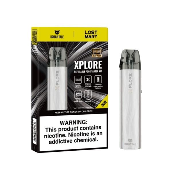 Urban Tale x Lost Mary Xplore Pod Kit-Silver