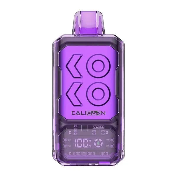 Best Deal Uwell Caliburn Bar S18000 Disposable Vape 22mL Grape Ice
