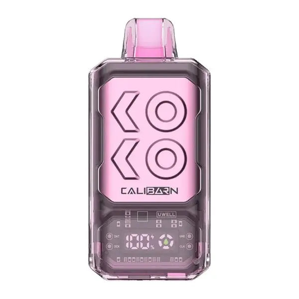 Best Deal Uwell Caliburn Bar S18000 Disposable Vape 22mL Peach Watermelon