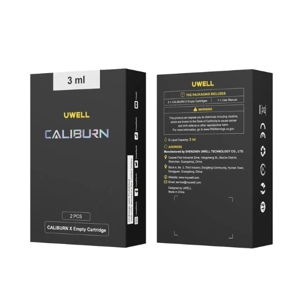 Uwell Caliburn X Replacement Pods 3mL (2-Pack)
