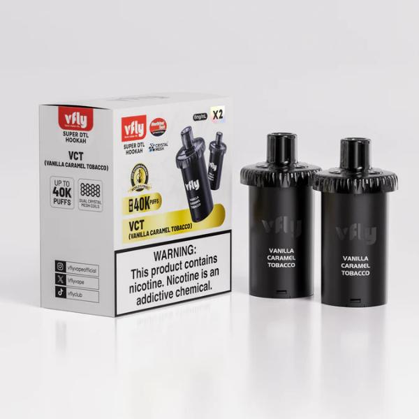 VFLY Super DTL Hookah 40K Disposable E-Hookah POD (2 Count)