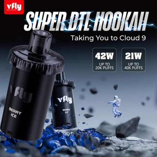 VFLY Super DTL Hookah 40K Disposable E-Hookah POD (2 Count)