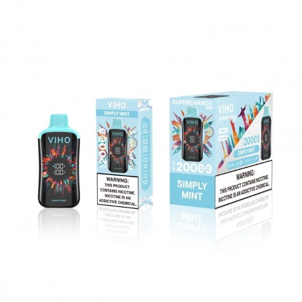 VIHO Supercharge Pro 20,000 Puffs Disposable Simply Mint