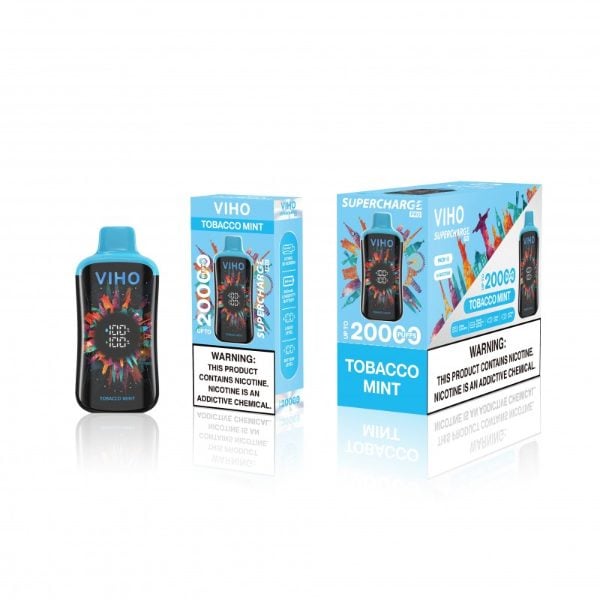 VIHO Supercharge Pro 20,000 Puffs Disposable Tobacco Mint