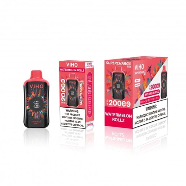 VIHO Supercharge Pro 20,000 Puffs Disposable Watermelon Rollz
