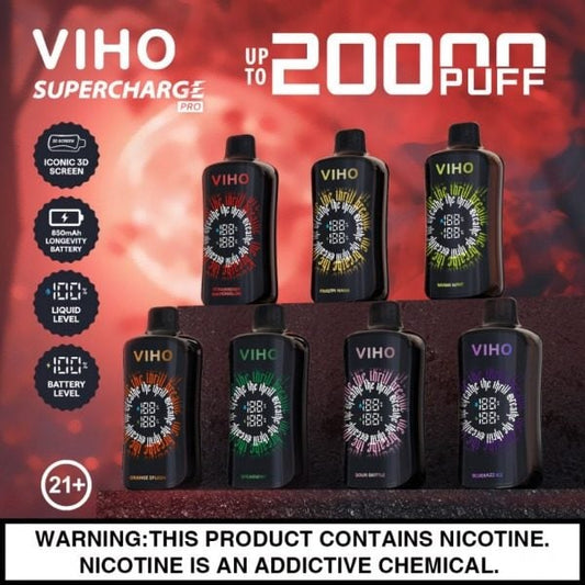 VIHO Supercharge Pro 20,000 Puffs Disposable
