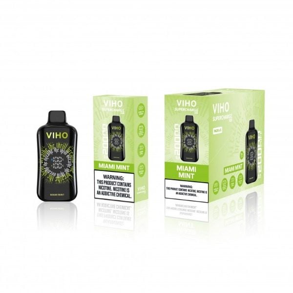 VIHO Supercharge Pro 20,000 Puffs Disposable - Miami Mint