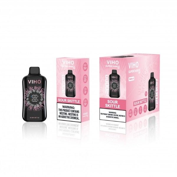 VIHO Supercharge Pro 20,000 Puffs Disposable - Sour Skittle
