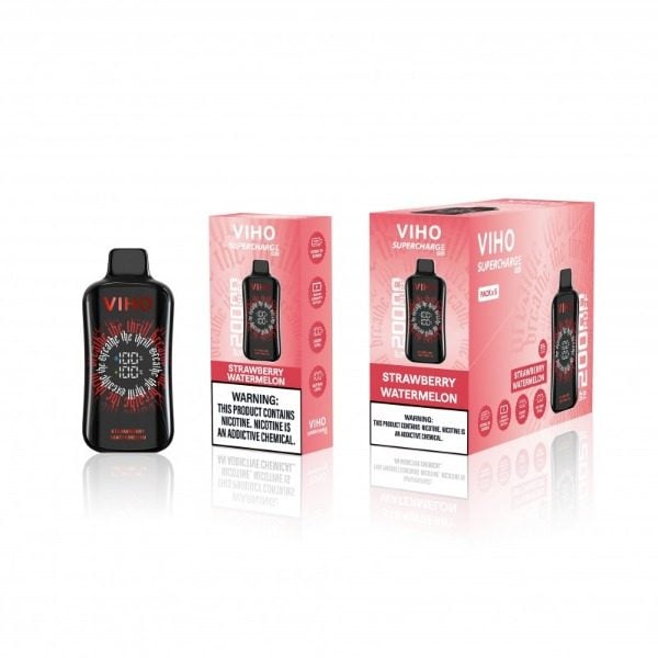 VIHO Supercharge Pro 20,000 Puffs Disposable - Strawberry Watermelon