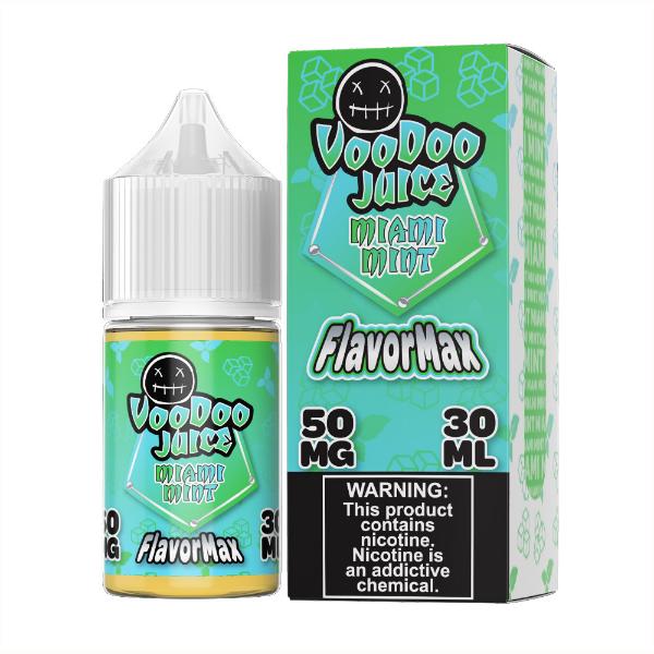 Voodoo Juice FlavorMax Salt Series E-Liquid 30mL (Salt Nic)-50mg-Miami Mint