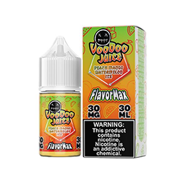 Voodoo Juice FlavorMax Salt Series E-Liquid 30mL (Salt Nic)-50mg-Peach Mango Watermelon Ice
